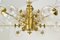 Brass Chandeliers, Germany, 1970s, Set of 2, Image 13