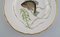 Plato de porcelana con motivo de pez pintado a mano de Royal Copenhagen, Imagen 3