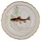 Plato de porcelana con motivo de pez pintado a mano de Royal Copenhagen, Imagen 1