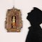 Carved Wooden & Lacquered Shrine With Statue 2