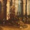 Architectural Capriccio with Ruins and Figures, 18th-Century, Oil on Canvas, Framed 3
