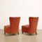 Chaises d'Appoint Vintage en Velours, Set de 2 8