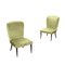 Mid-Century Velvet Armchairs, Italy, 1950s / 60s, Set of 2, Image 1