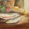 Still Life with Vegetables Fish and Cheese, 20th-Century, Oil on Canvas, Framed, Image 6