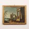 Architectural Capriccios with Ruins and Figures, 18th-Century, Oil on Canvas, Framed, Set of 2 8