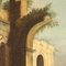 Architektonische Capriccios mit Ruinen und Figuren, 18. Jh., Öl auf Leinwand, Gerahmt, 2er Set 6