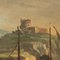 Paesaggi del porto con rovine, XVIII secolo, olio su tela, Incorniciato, Immagine 7