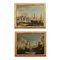 Paesaggi del porto con rovine, XVIII secolo, olio su tela, Incorniciato, Immagine 1