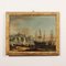 Paesaggi del porto con rovine, XVIII secolo, olio su tela, Incorniciato, Immagine 3