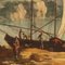 Paesaggi del porto con rovine, XVIII secolo, olio su tela, Incorniciato, Immagine 6