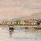 Giambattista Todeschini, Peinture de Paysage, Huile sur Carton, Encadrée 3