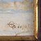 Giambattista Todeschini, Peinture de Paysage, Huile sur Carton, Encadrée 6