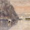 Giambattista Todeschini, Peinture de Paysage, Huile sur Carton, Encadrée 5