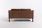 Vintage Leather 2-Seater Sofa from HJ-Møbler/Stouby, Denmark 5