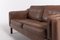 Vintage Leather 2-Seater Sofa from HJ-Møbler/Stouby, Denmark 8