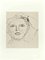 Dibujo original de Lucien Coutaud, The Portrait, años 30, Imagen 2