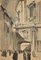 Desconocido, Entrada del Vaticano, Acuarela original, principios del siglo XX, Imagen 1