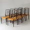 Dining Chairs by Niels O. Møller, Set of 8 3