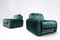 Mid-Century Green Velvet Armchairs, Italy, 1960s, Set of 2, Image 4