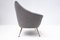Italienische Mid-Century Sessel mit Füßen aus grauem Messing, 1950er, 2er Set 6