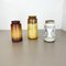 Multi-Color Pottery Fat Lava Vases from Scheurich, Germany, 1970s, Set of 3, Image 4