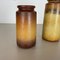 Multi-Color Pottery Fat Lava Vases from Scheurich, Germany, 1970s, Set of 3 5