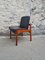 Mid-Century Teak and Leather Armchair from Foster and Son 3