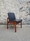 Mid-Century Teak and Leather Armchair from Foster and Son 1
