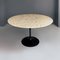 Italian Modern Marble & Black Metal Tulip Dining Table by Eero Saarinen for Knoll, 1960s 8