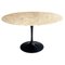 Italian Modern Marble & Black Metal Tulip Dining Table by Eero Saarinen for Knoll, 1960s, Image 1