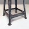 Mid-Century Italian Modern Industrial Iron & Wood Stools, 1960s, Set of 2, Image 14