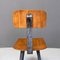 Mid-Century Italian Modern Industrial Iron & Wood Stools, 1960s, Set of 2, Image 10