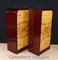 Art Deco Tall Chest of Drawers, Set of 2 5