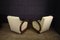 Art Deco Lounge Chairs in Burr Walnut and Leather, Set of 2, Image 11