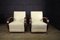 Art Deco Lounge Chairs in Burr Walnut and Leather, Set of 2, Image 14