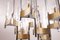 Vintage Chrome & Brass Chandelier by Gaetano Sciolari, Image 5