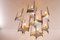 Vintage Chrome & Brass Chandelier by Gaetano Sciolari, Image 12