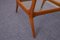 Mid-Century Modern Teak & Glas Beistelltisch 8