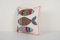 Vintage Suzani Kissenbezug mit Fisch Design 3