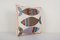 Vintage Suzani Kissenbezug mit Fisch Design 4
