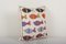 Vintage Suzani Kissenbezug mit Fisch Design 3