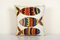 Vintage Suzani Kissenbezug mit Fisch Design 1