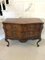 Antique Victorian Figured Mahogany Serpentine-Shaped Chest of Drawers, Image 3