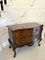 Antique Victorian Figured Mahogany Serpentine-Shaped Chest of Drawers, Image 1