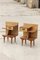 Tables de Chevet Modernistes en Bois, France, 1950s, Set de 2 3