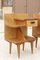 Modernist Wooden Bedside Tables, France, 1950s, Set of 2, Image 6