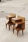Comodini modernisti in legno, Francia, anni '50, set di 2, Immagine 2