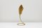 Brass Leaf Table Lamps by Carlo Giorgi & Tommaso Barbi for Bottega Gadda, Italy, 1970s, Set of 2 3