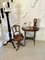Antique Edwardian Oval Inlaid Mahogany Lamp Table 2