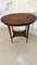 Antique Edwardian Oval Inlaid Mahogany Lamp Table, Image 4